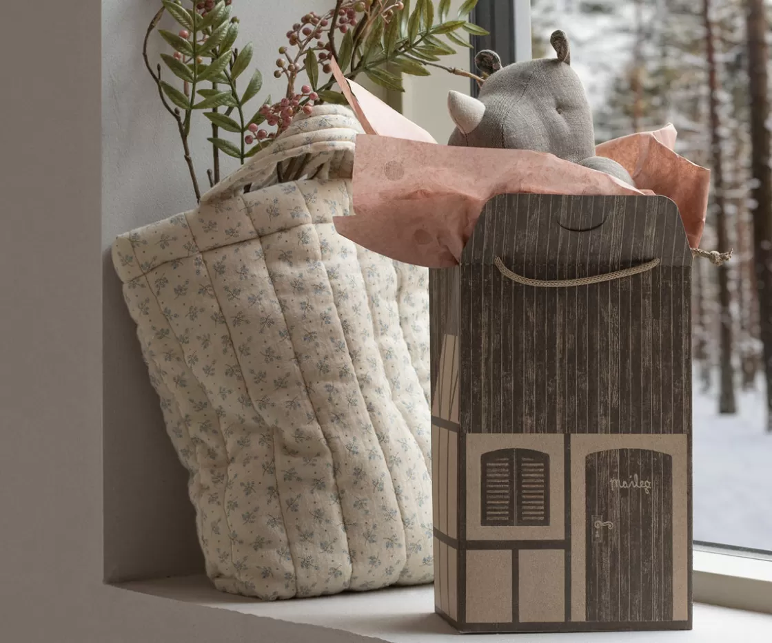 Maileg Papirspose, "Farmhouse" - Brun Best Sale