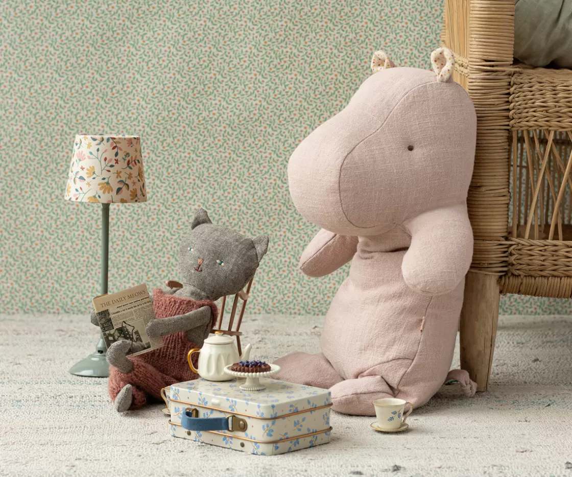 Maileg Safari friends, Mellem flodhest - Lys rosa Cheap
