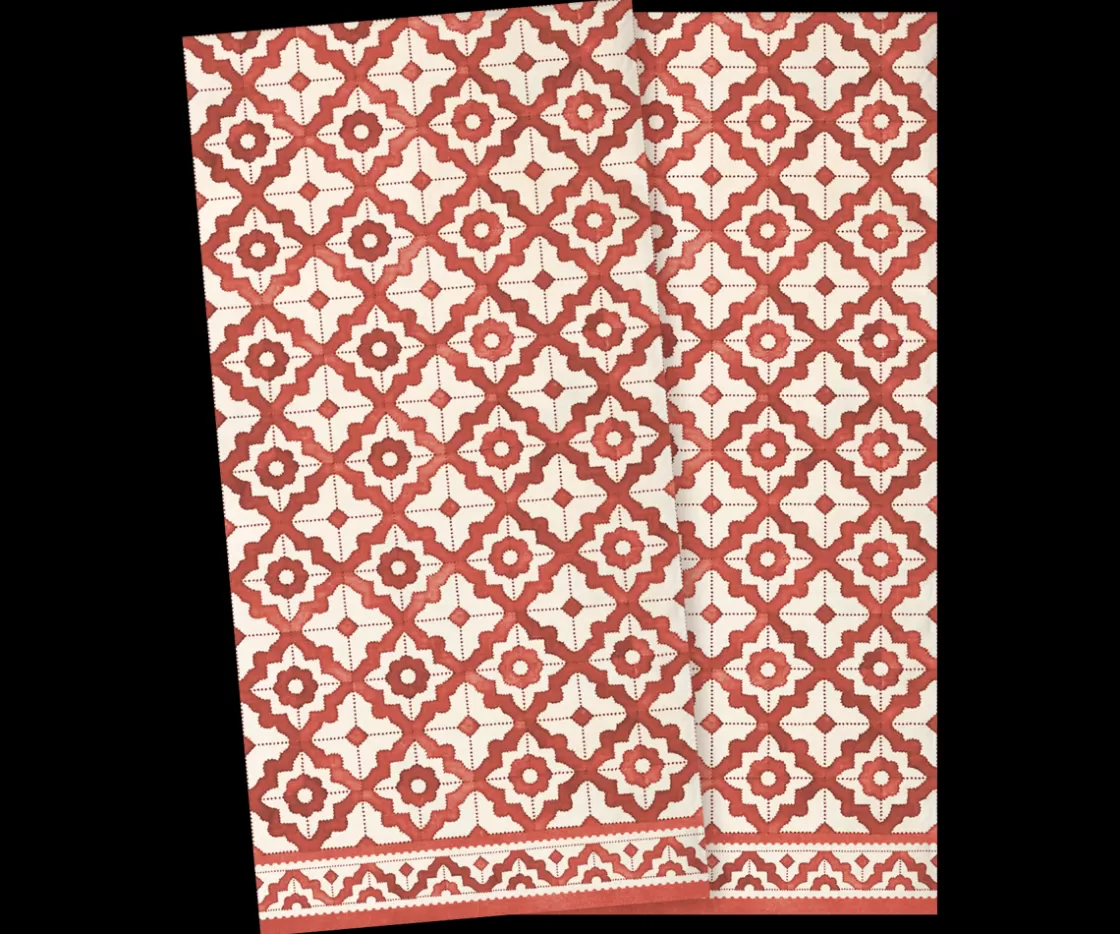 Maileg Servietter, Mosaik Small - Rød Outlet