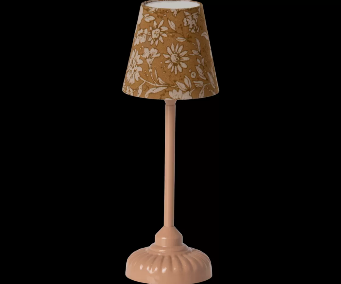Maileg Vintage gulvlampe, Mus - Mørk pudder Discount